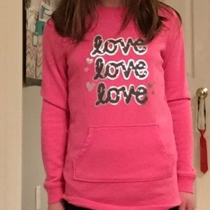 Pink love sweater